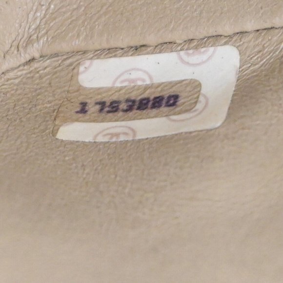 CHANEL CC Mini Matelasse Chain Shoulder Bag Leather Beige GHW Vintage 361RJ241 - Picture 11 of 15